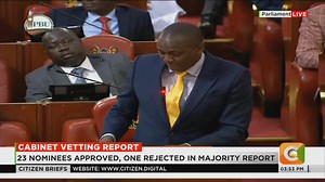 12K views · 558 reactions | Kimani Ichungwa: Some of the nominees did possess a background that resonates with many Kenyans who are hustling out there. I must take this opportunity to point out Aisha Jumwa, in consideration of her background, she was not only able to just take the committee through her humble background but was also able to articulate the struggles she went through | Citizen TV Kenya | Facebook