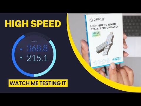 Fastest USB Drive - Orico USB 3.2 Gen 1 UFSD Flash Drive