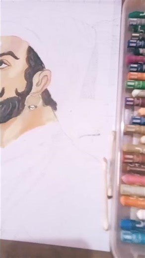 chatrapati Shivaji Maharaj ji drawing part 1 tutorial #please_subscribe_my_channel