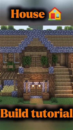 Minecraft house tutorial. #minecraft #shorts