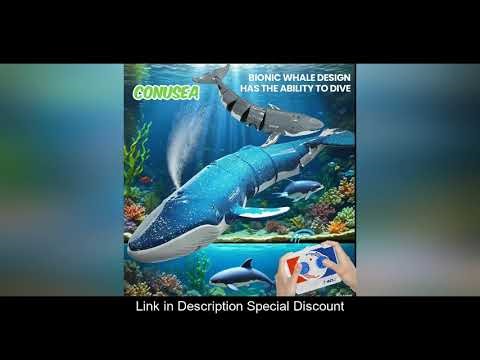 RC submarine Underwater Remote Control Whales shark spray Radio control Submarines Boat Diving in po