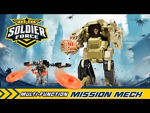 Soldier Force L&S Multi-Function Mission Mech Playset