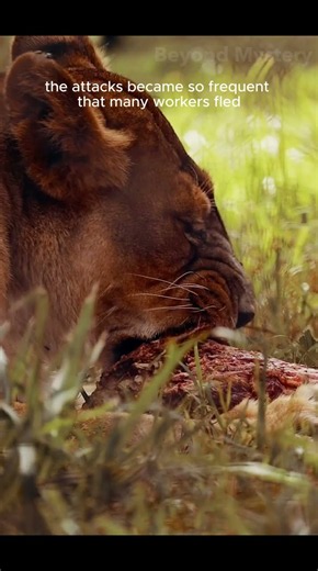 🦁 The Lions That Hunted Humans #Tsavo #Lions #History #Mystery #Facts #Shorts #BeyondMystery