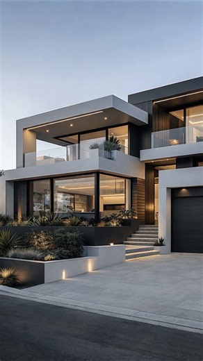 Ultra-Modern Home | Sleek Design, Geometric Architecture & Premium Ambient Lighting #luxuryhomes