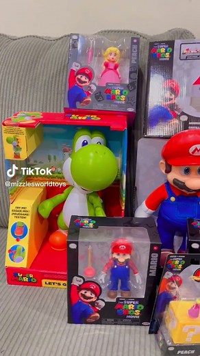 The Super Mario Movie toys by @jakkstoys are here ! ⭐️ 🍄 Head over to @target and pick them up . They are awesome .@supermariomovie @illumination_official #nintendoswitch #supermariobros #supermariobrosmovie #thesupermariobrosmovie #supermario #toys #jakks #jakkspacific #jakkstoys