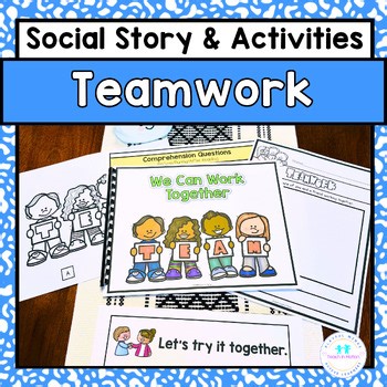 Being a Good Friend Social Story - Friendship Activities - Teamwork - Preschool