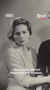 2.8M views · 7.4K reactions | "Pour la taille, nous avons 75 cm, c'est trop ! Beaucoup trop !" Voici comment la directrice d'une école de mannequins façonnait des modèles en 1961… #tbt | Brut | Facebook
