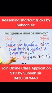Reasoning shortcut tricks by Subodh sir #reasoning #reasoningtricks #tricks #shortcuts #education #trend #2025trends #trendingreels #viralreels #competition #competitive #CompetitiveExams | Subodh Kumar