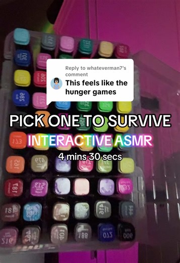 Interactive ASMR: Pick One to Survive