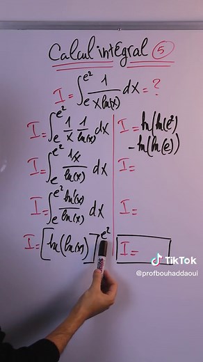 Les intégrales partie 5: Exercice corrigé #bac #bac2022 #bac2023 #bacmaroc #bac_maroc #maths #math_bac #bac2023yeswecan #maroc #rabat #casablanca #marrakech #tanger #math #exponentielle #2bac #2bac2023