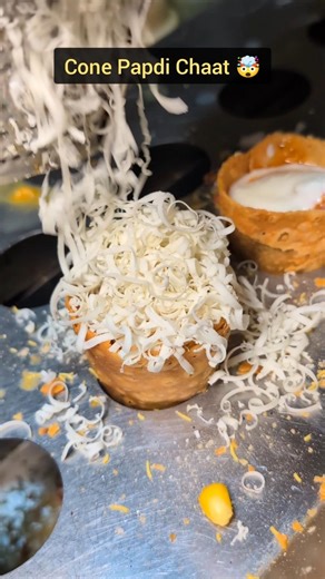Surat Street Style Cheese Cone Chaat recipe 🤤🔥