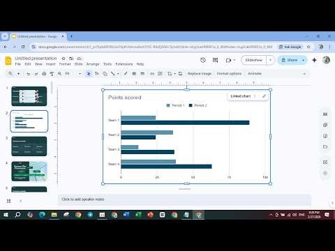 How to Insert Bar Chart on Google Slide Presentation [Tutorial] 2026