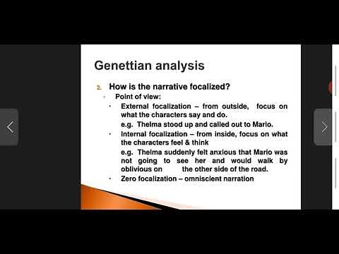 Narratology- Genette
