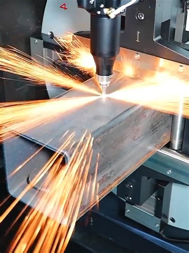 Laser cutting at its finest 🔥⚙️ | Power, precision, perfection! #lasercutting #metalengineering #satisfyingvideo #industrialmachines #techpower