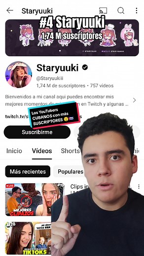 Los YouTubers cubanos con más suscriptores 😯🇨🇺