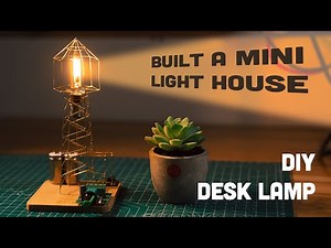 [Satisfying] I Built a Mini Lighthouse Desk Lamp