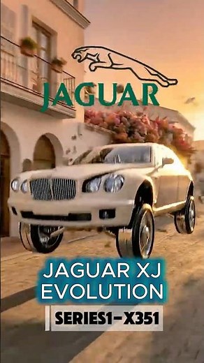 Jaguar XJ Evolution 🔥 British Luxury Through the Decades