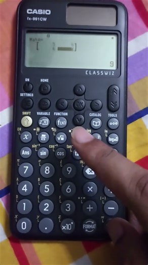 multiplication of matrix in casio fx - cw #shorts