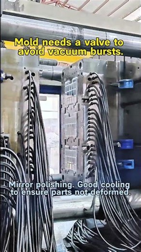 PP storage box mold with mirror polishing | Injection mold making and Injection molding production.