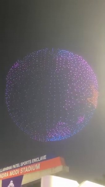164K views · 5.4K reactions | Drone show! Excitement builds in Ahmedabad as the grand finale of #CWC23 takes center stage at Narendra Modi Stadium. Ready for an epic showdown between #TeamIndia and #TeamAustralia? #WCFinalonDD | #CricketFever | #INDvsAUS | Doordarshan National (DD1) | Facebook