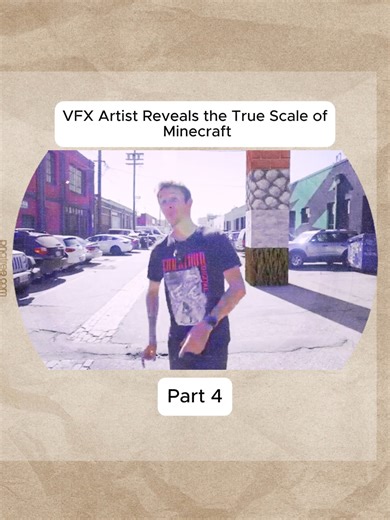 VFX Artist Reveals the True Scale of Minecraft