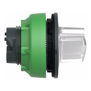 ZB5FK1213 - Head for illuminated selector switch, Harmony XB5, plastic, white handle, universal LED, 2 positions, stay put | Schneider Electric Canada