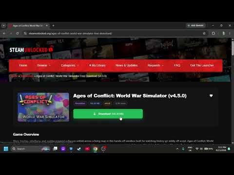 How to download ages of conflict for free !