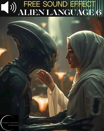 ALIEN LANGUAGE SOUND EFFECT 6 #aliensound #freesoundeffects #aliens #sound #effettisonori #shorts