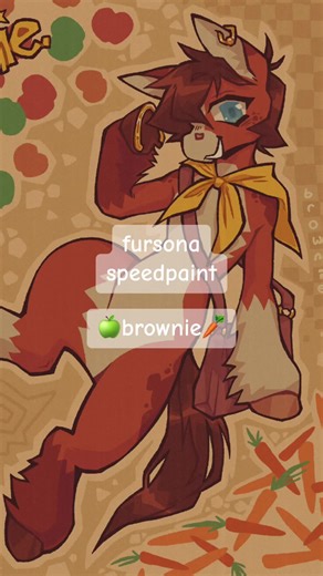 it me !! 🍏🥕 #myart #speedpaint #digitalart #artistsoftiktok #drawing #digitaldrawing #arttok #fursona #furryoc #furry #furryfandom #furrytiktok #furryart #fursonaart #fursonadrawing