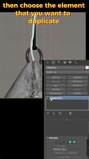 3ds Max Quick Tip: Duplicate Elements in Editable Poly FAST ⏱️