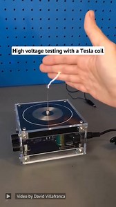 3.1K views · 14 reactions | High voltage testing with a Tesla coil. Video Credit: David Villafranca #diy #electrician #electrical #tesla #teslacoil #hightension #nikolatesla #experiment #science #ciencia #technology #engineering -------------------------------- Stay ahead of the curve! Follow us now on our WhatsApp (https://wevlv.co/wevolver-whatsapp) and Telegram (https://wevlv.co/3sJlFn5) channels and stay updated about the cutting edge. | Wevolver.com | Facebook