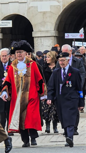 The Lord Mayor of Westminster at the Annual AJEX Remembrance Parade & Ceremony 2025 #fblifestyle | British Tradition