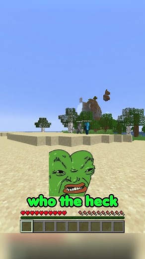 a new player has arrived #minecraft #cheappickle | minecraft