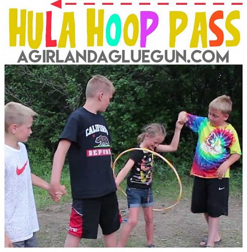 Hula Hoop Pass--fun activity