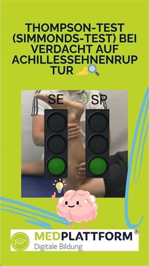 Thompson-Test (Simmonds-Test) bei Verdacht auf Achillessehnenruptur #achillespain #achillessehne