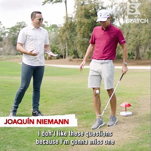This is "Juggling the Numbers." Keep the ball bouncing while answering golf-based math questions. #sponsored Grab your wedge and play along, presented by Travelers Championship: pgat.us/TOURprosJuggling | Skratch