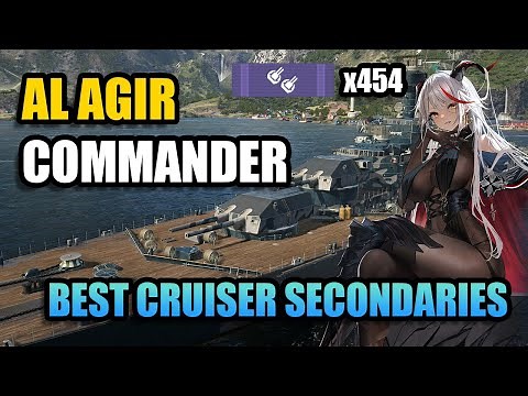 The First Secondary Cruiser Commander?! Azur Lane Ägir Breakdown | WoWS Legends