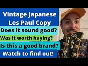 Cheaper than a Gibson! Electra Omega X210 Made In Japan Les Paul - Matsumoku Guitar History and Demo