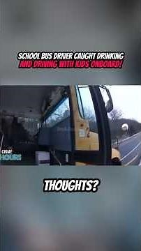 Shocking DUI Stop: School Bus Driver on the Road🚨