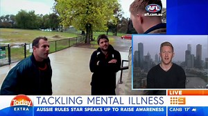 Jason Ball shared his own experiences with mental illness to try and break down the barriers, raise awareness and promote acceptance. What an inspirational story! #9Today | TODAY