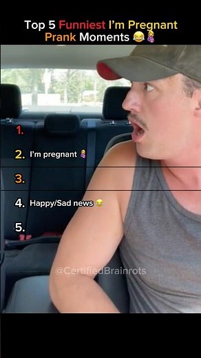 Top 5 Funniest I’m Pregnant Prank Moments (Husbands in Total Shock!) 😂🤰