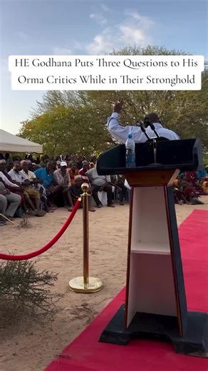 HE Godhana Challenges Orma Critics with Three Questions