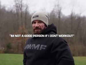 “I’m not a good person if I don’t workout.” Weekend Reminder : Get up. Get moving. Do the hard sh*t. What are you doing today to earn it? | All American Roughneck