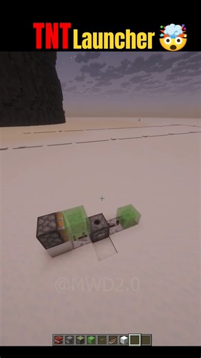 Minecraft TNT Launcher 🤯💀#minecraft #shorts #giveaway