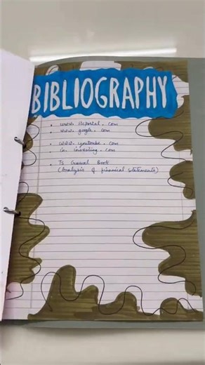 Accounts Project File Ideas for School 📚 | Project File for Students✨ #school #projectfile #accounts