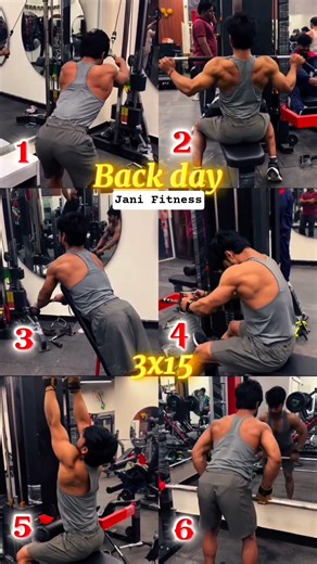 Build a Strong Back at the Gym 💪 #backworkout #gym