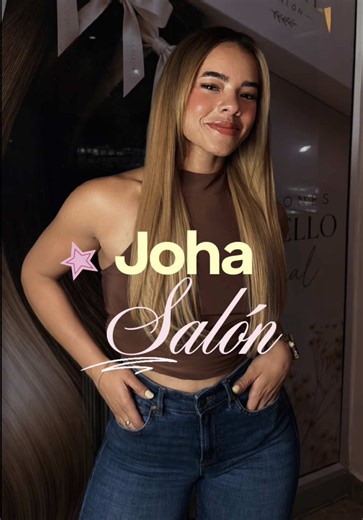 Extensiones de cabello natural 100% humano en Joha Salón