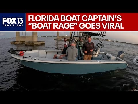 FULL VIDEO: Florida boat captain's "boat rage" caught on camera