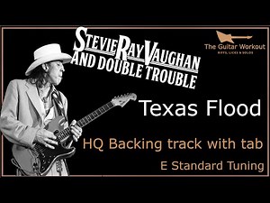 Stevie Ray Vaughan - Texas Flood (HQ Backing Track with vocals & tab)