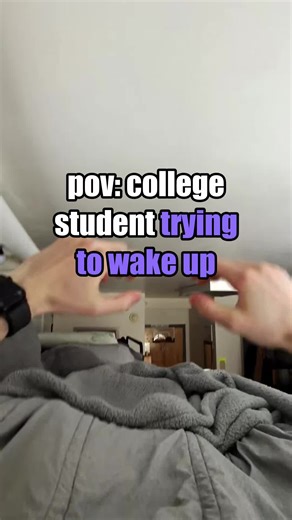 Tryna wake up #pov #wakeup #alarm #morningroutine | morning routine